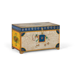 Coffre Bois Multicolore