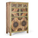 Buffet 7 tiroirs 2 portes Bois Marron