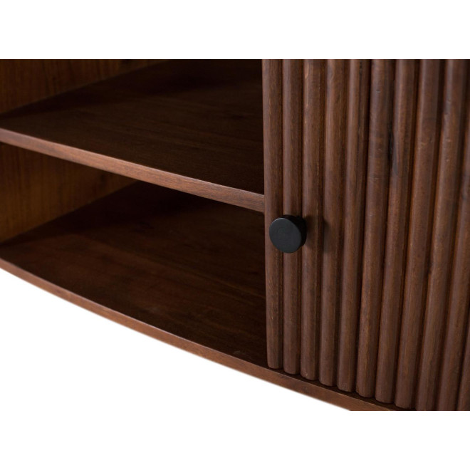 Bahut 3 tiroirs 2 portes Bois Marron
