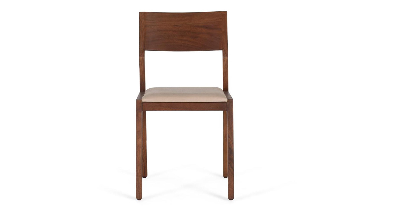 Lot de 2 chaises Bois Marron