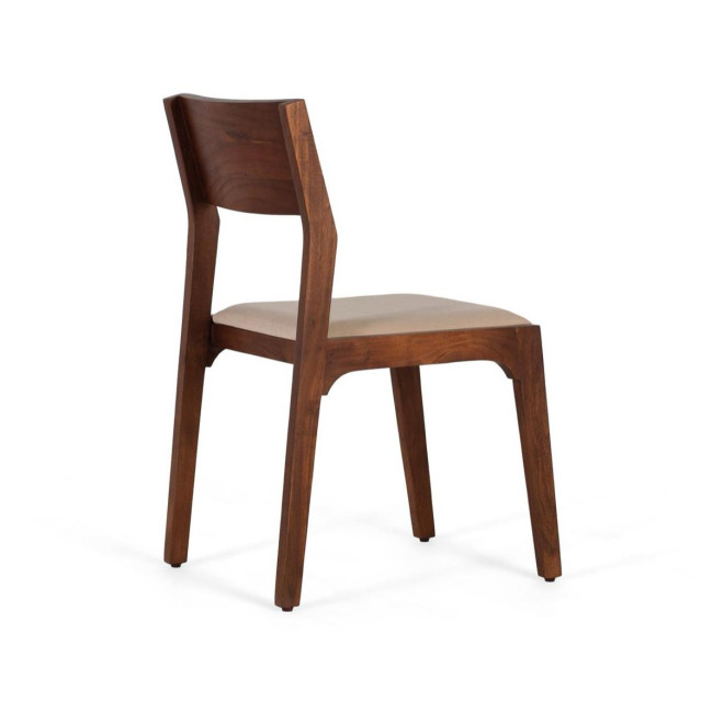 Lot de 2 chaises Bois Marron