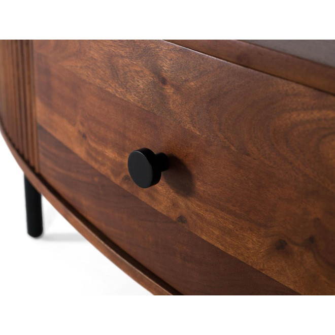 Table basse 1 tiroir Bois Marron