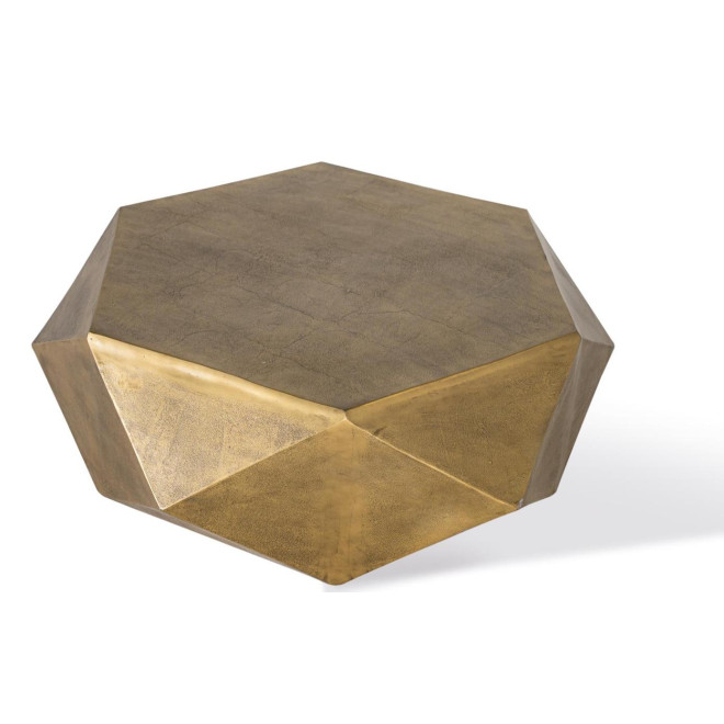 Table basse Aluminium Or