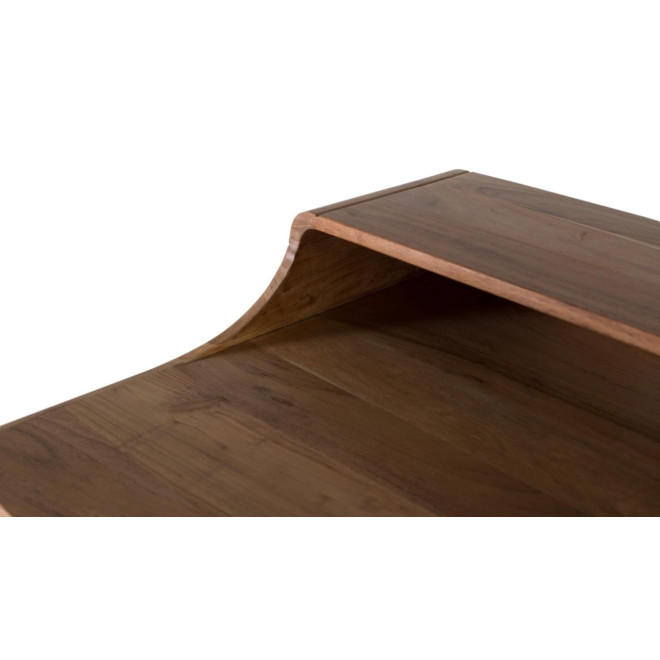 Bureau 3 tiroirs Bois Marron