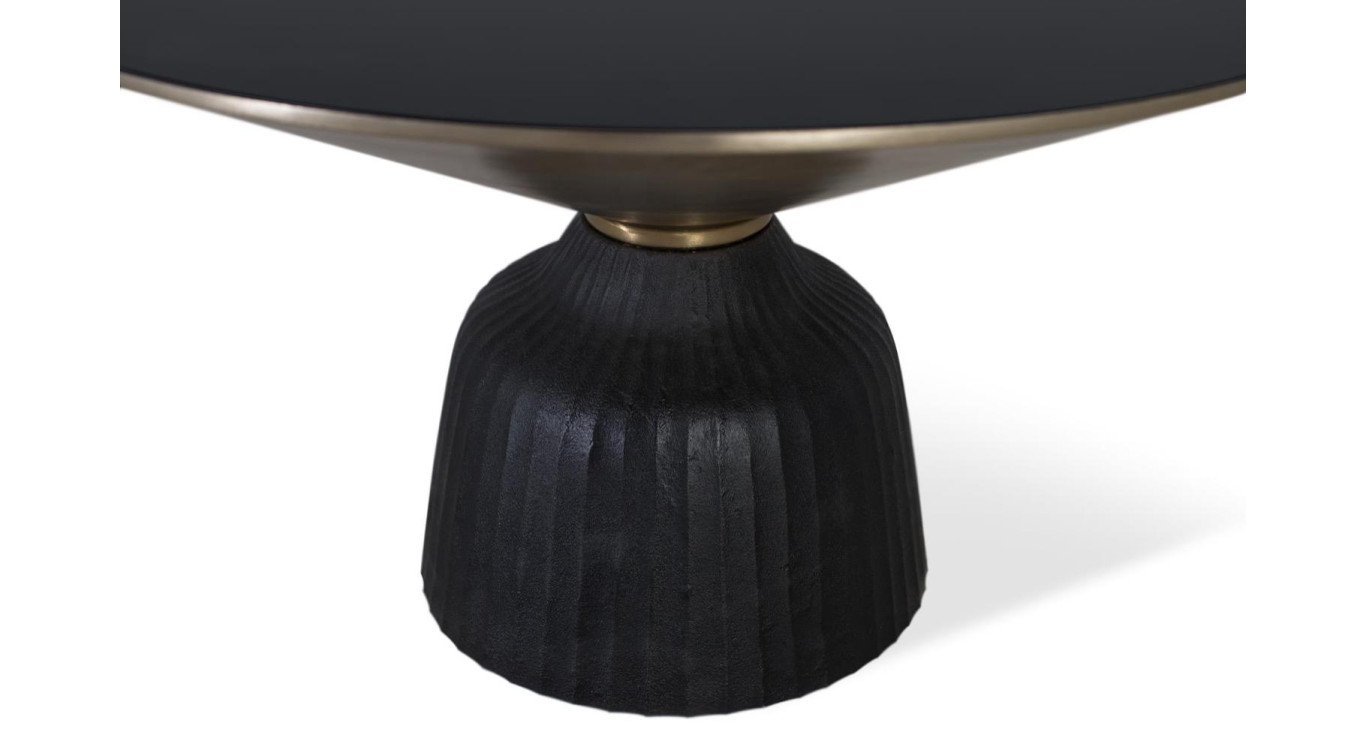 Table basse Aluminium Noir