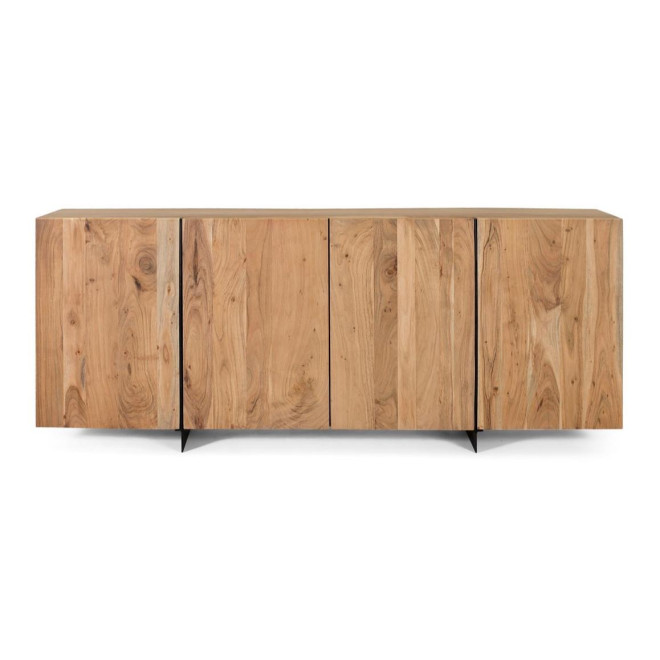 Bahut 4 portes Bois Marron