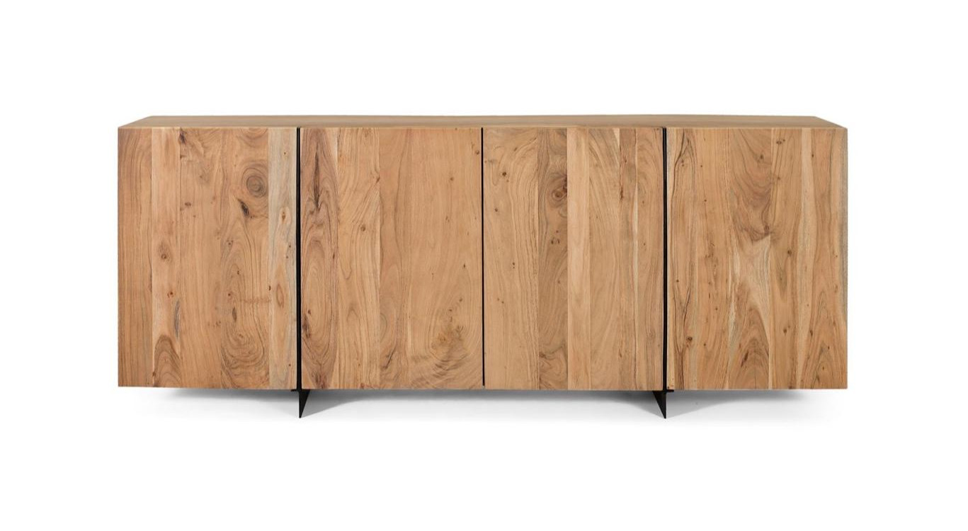 Bahut 4 portes Bois Marron