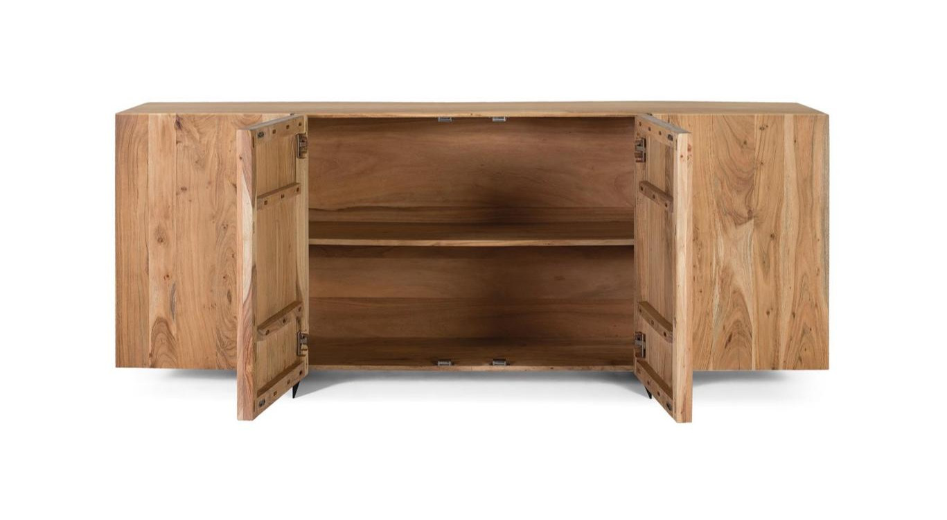 Bahut 4 portes Bois Marron