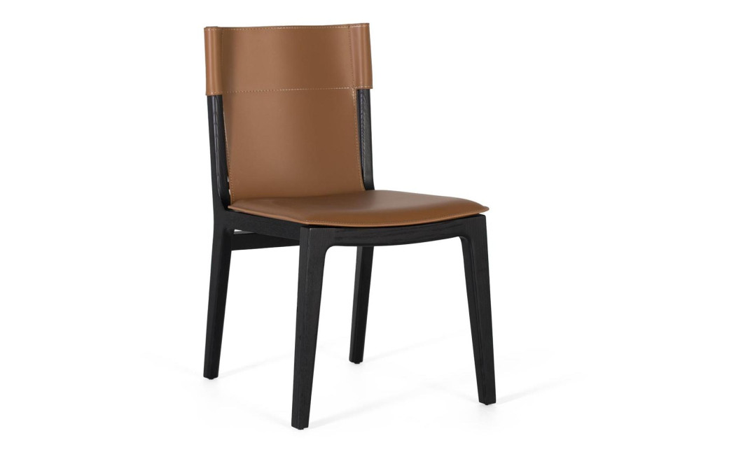 Lot de 2 chaises Bois Marron