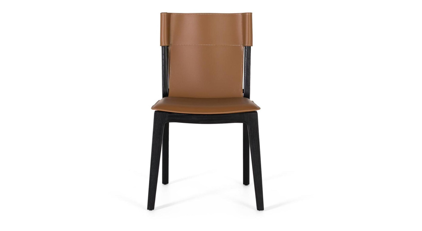 Lot de 2 chaises Bois Marron