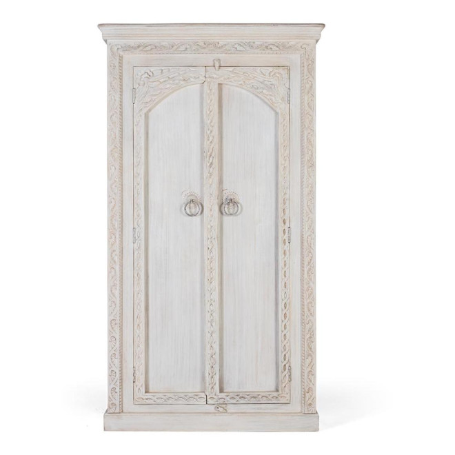 Armoire 2 portes Bois Blanc