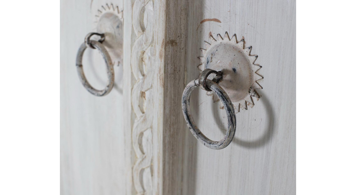 Armoire 2 portes Bois Blanc