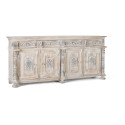 Bahut 4 tiroirs 4 portes Bois Beige