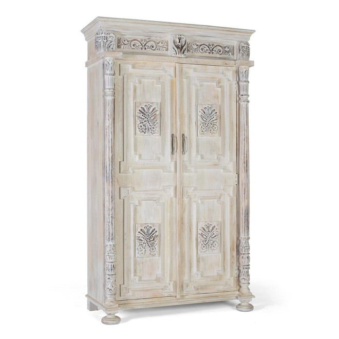 Armoire 2 portes Bois Beige