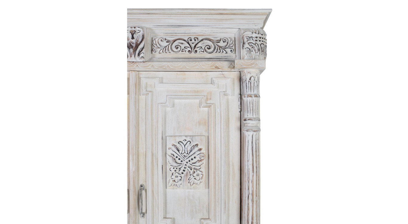Armoire 2 portes Bois Beige