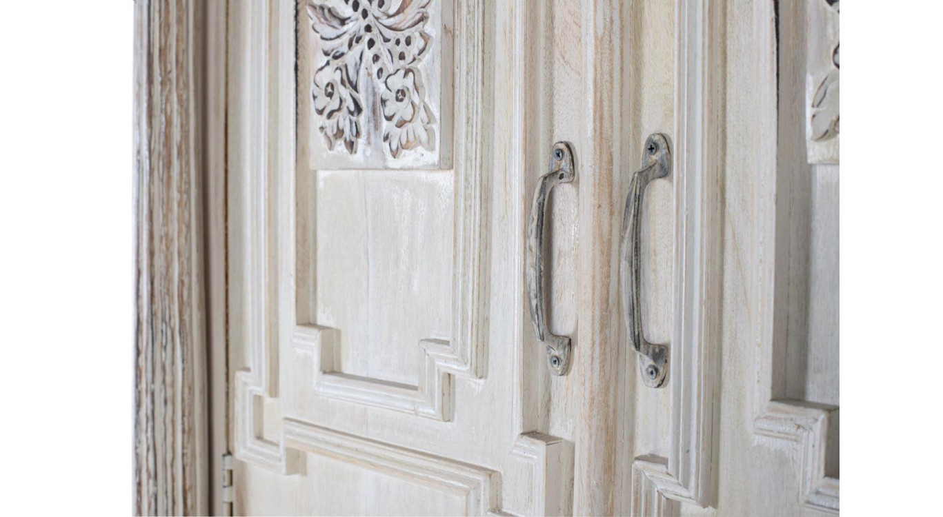 Armoire 2 portes Bois Beige