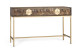 Console 2 tiroirs Bois Marron