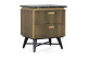 Table de chevet 2 tiroirs Bois Or