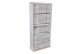 6-Drawer Chest of Drawers Nude White Cerused Wood 78x34x168cm