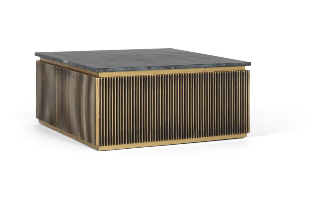 Table basse Bois Bronze
