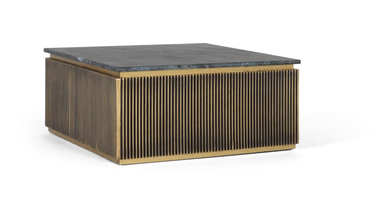 Table basse Bois Bronze