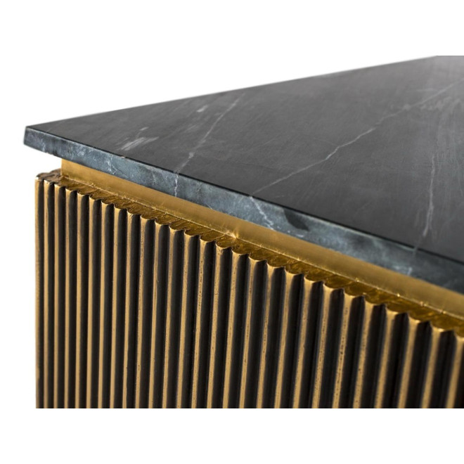 Table basse Bois Bronze