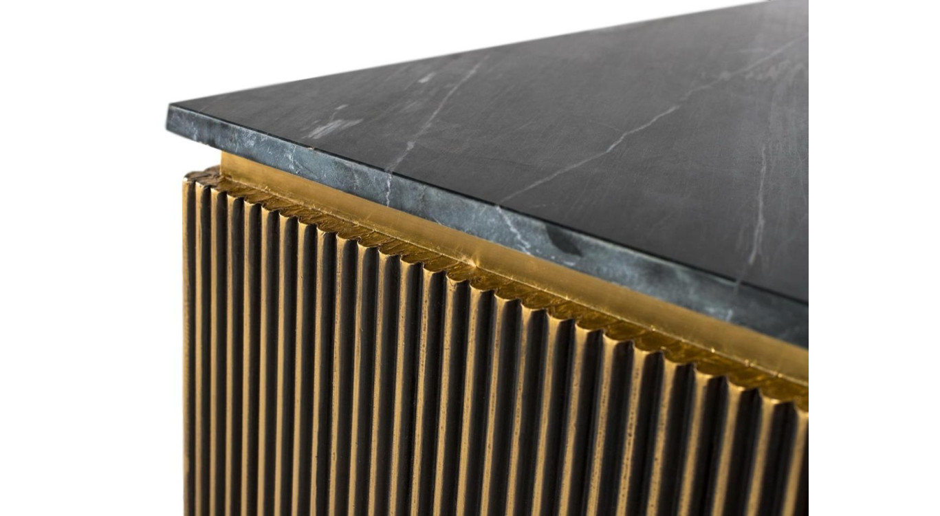 Table basse Bois Bronze