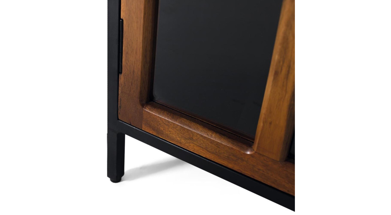 Armoire 2 portes Bois Marron