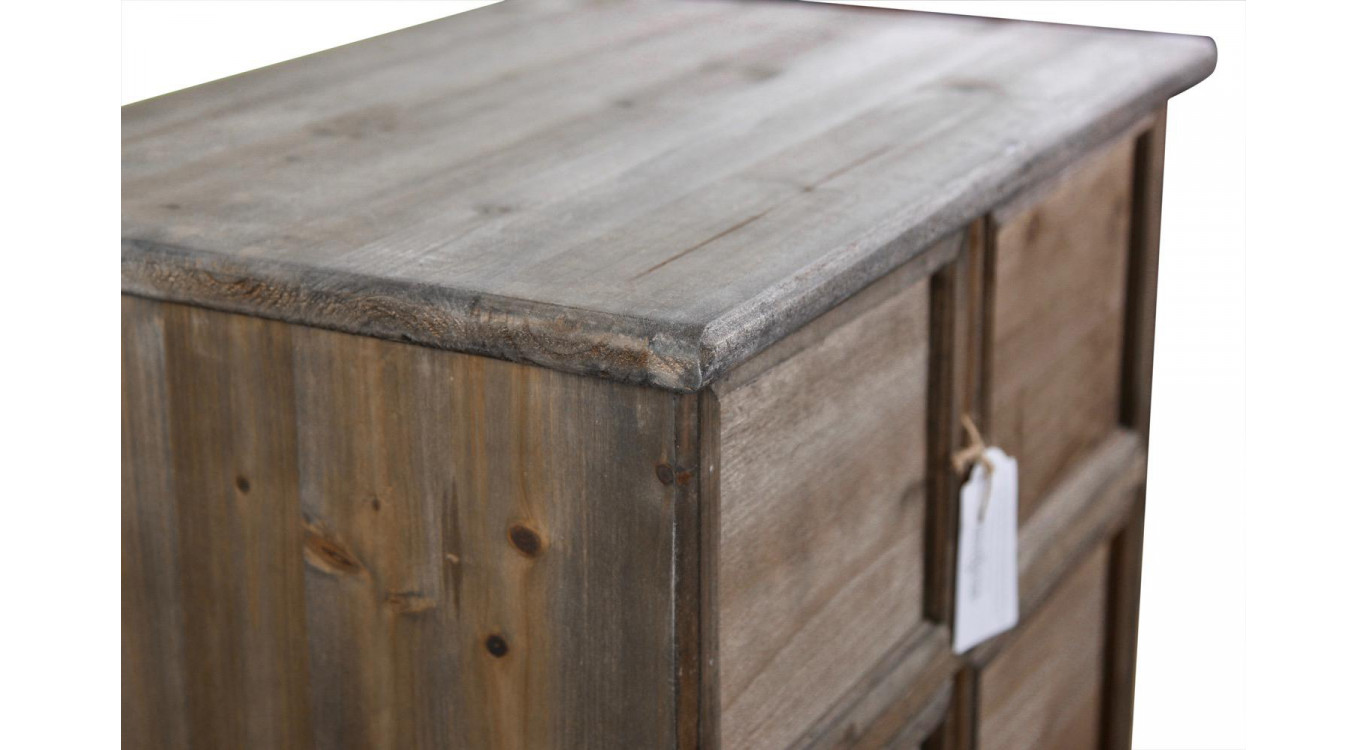 Wochenschrank Chiffonnier Grainetier Bois 6 Schubladen Nu 58x40.5x76cm
