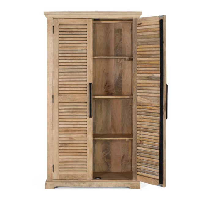 Armoire 2 portes Bois Marron