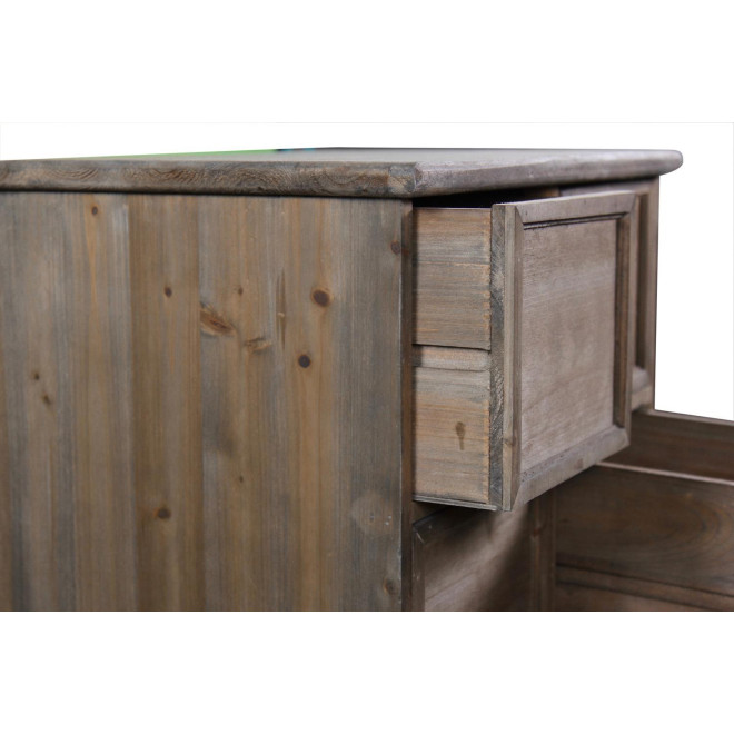 Wochenschrank Chiffonnier Grainetier Bois 6 Schubladen Nu 58x40.5x76cm