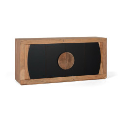 Bahut 4 portes Bois Marron