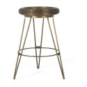Tabouret Haut Métal Or
