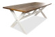 Tavolo da pranzo in legno marrone 220x100x78.5cm