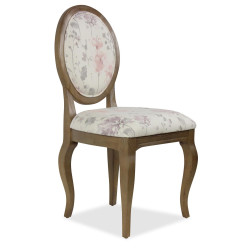 Lot de 2 chaises médaillon