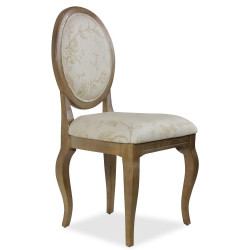 Lot de 2 chaises médaillon