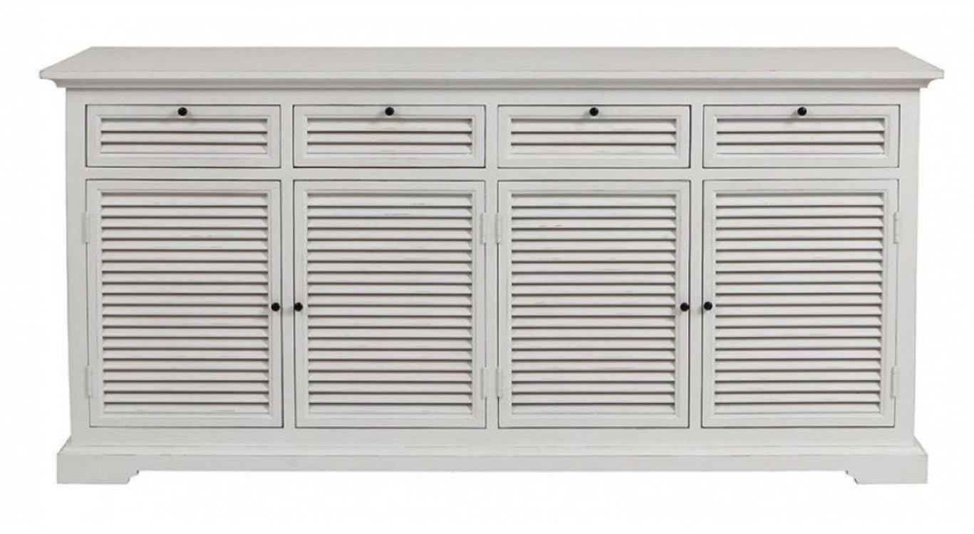 Niedriges Sideboard, 4 Türen, 4 Schubladen