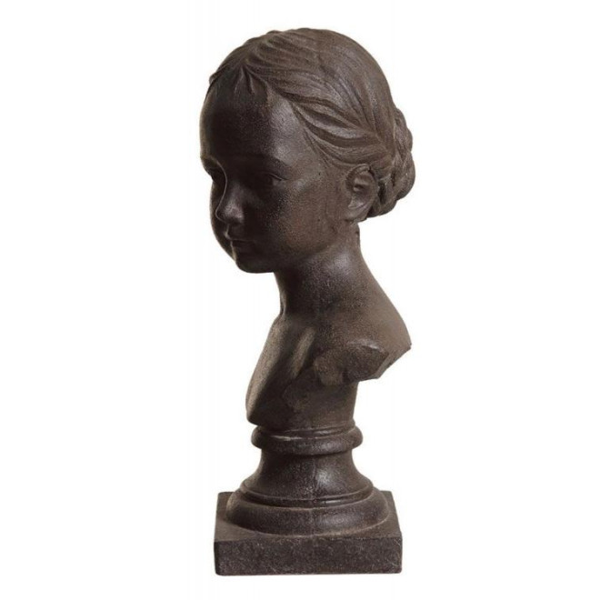 Statue buste jeune fille