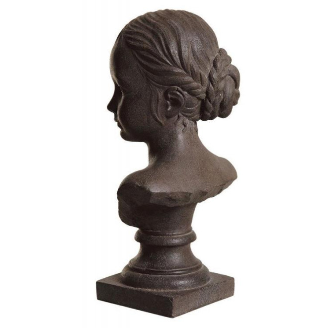Statua busto giovane ragazza
