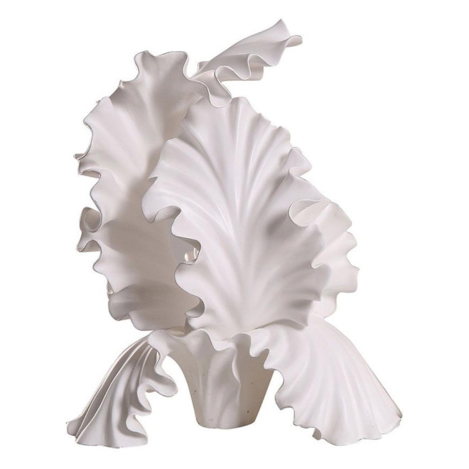 Statue fleur blanche