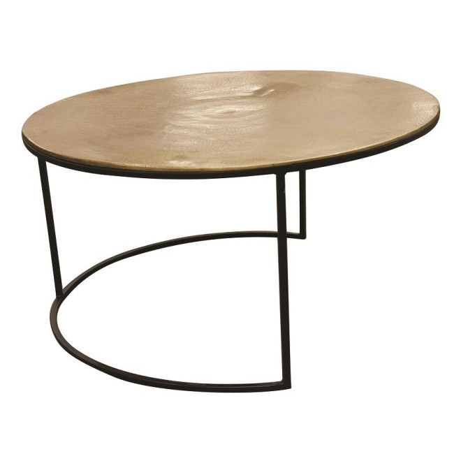 Set of 2 round nesting coffee tables
