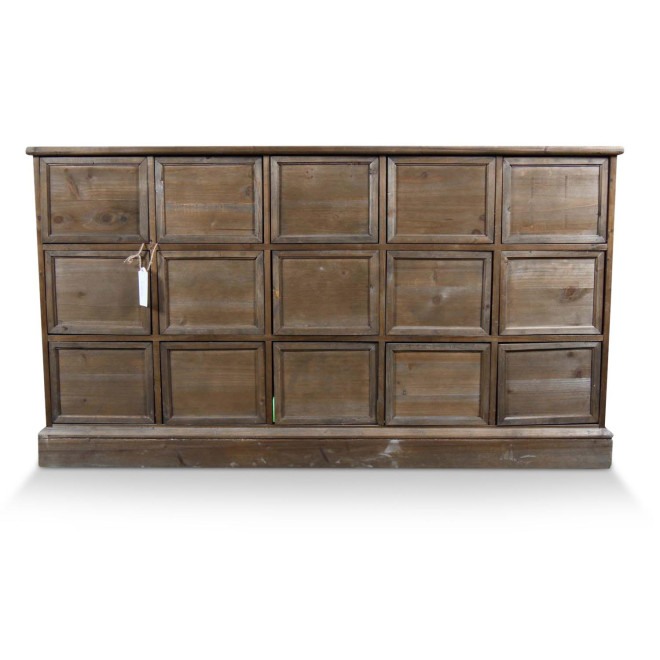 Wochenmöbel Chiffonnier Grainetier Bois 15 Schubladen Nu 137.5x40.5x76cm
