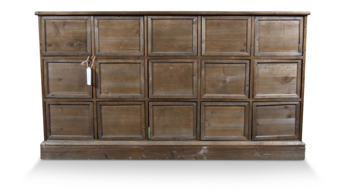 Wochenmöbel Chiffonnier Grainetier Bois 15 Schubladen Nu 137.5x40.5x76cm