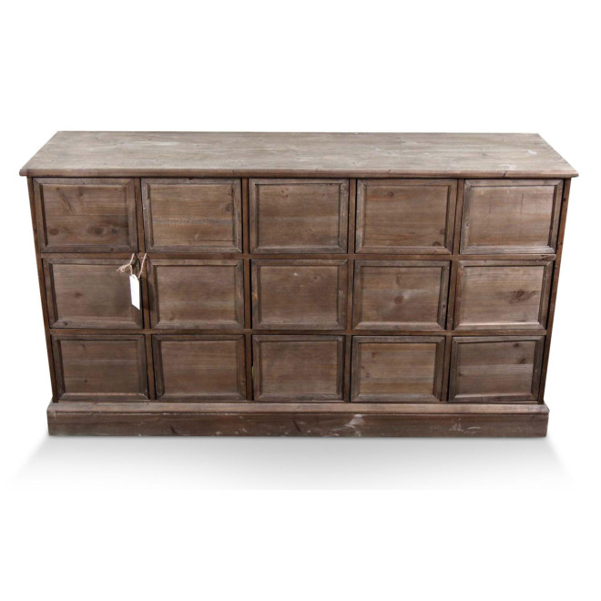 Wochenmöbel Chiffonnier Grainetier Bois 15 Schubladen Nu 137.5x40.5x76cm