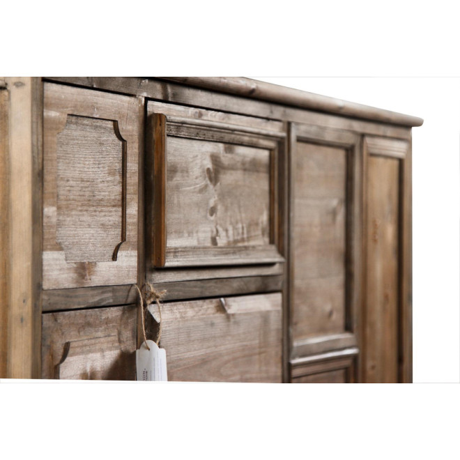 Wochenmöbel Chiffonnier Grainetier Bois 14 Schubladen Nu 125x44x99cm