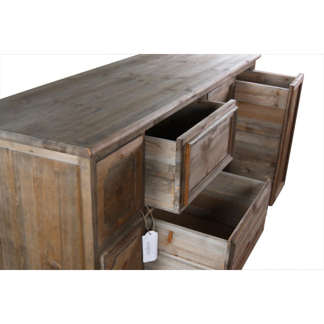 Wochenmöbel Chiffonnier Grainetier Bois 14 Schubladen Nu 125x44x99cm