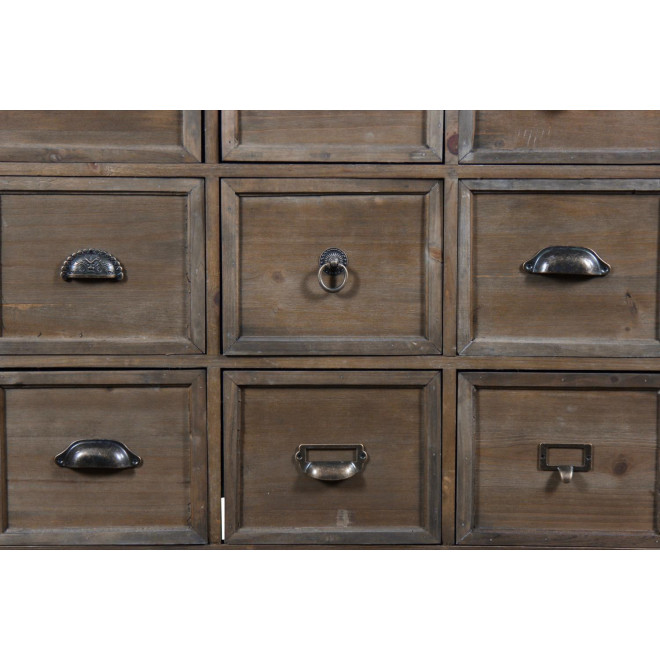 Wochenmöbel Chiffonnier Grainetier Holz 15 Schubladen 137.5x40.5x76cm