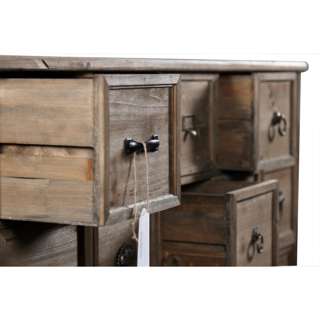 Wochenmöbel Chiffonnier Grainetier Holz 15 Schubladen 137.5x40.5x76cm