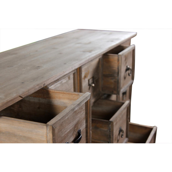 Wochenmöbel Chiffonnier Grainetier Holz 15 Schubladen 137.5x40.5x76cm