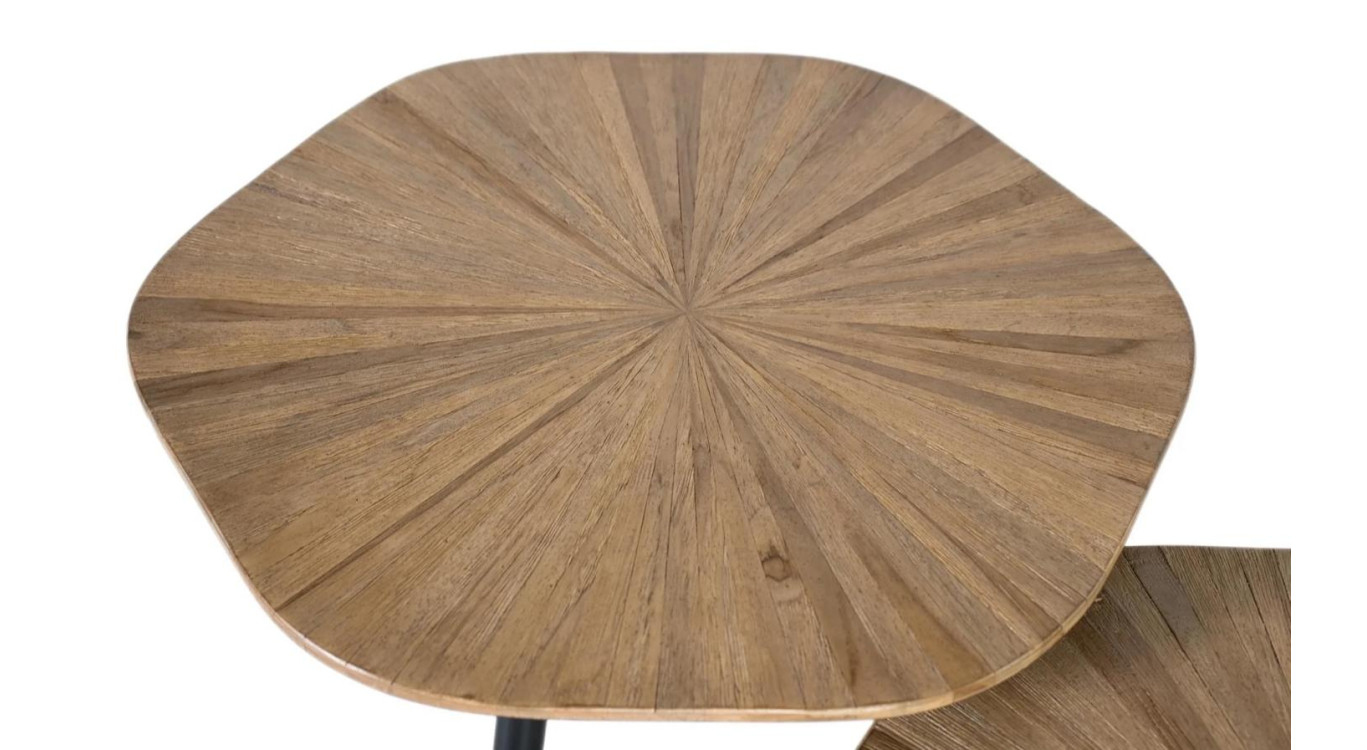 Lot de 3 tables gigognes